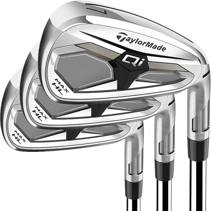 TaylorMade Qi Max Irons - set view