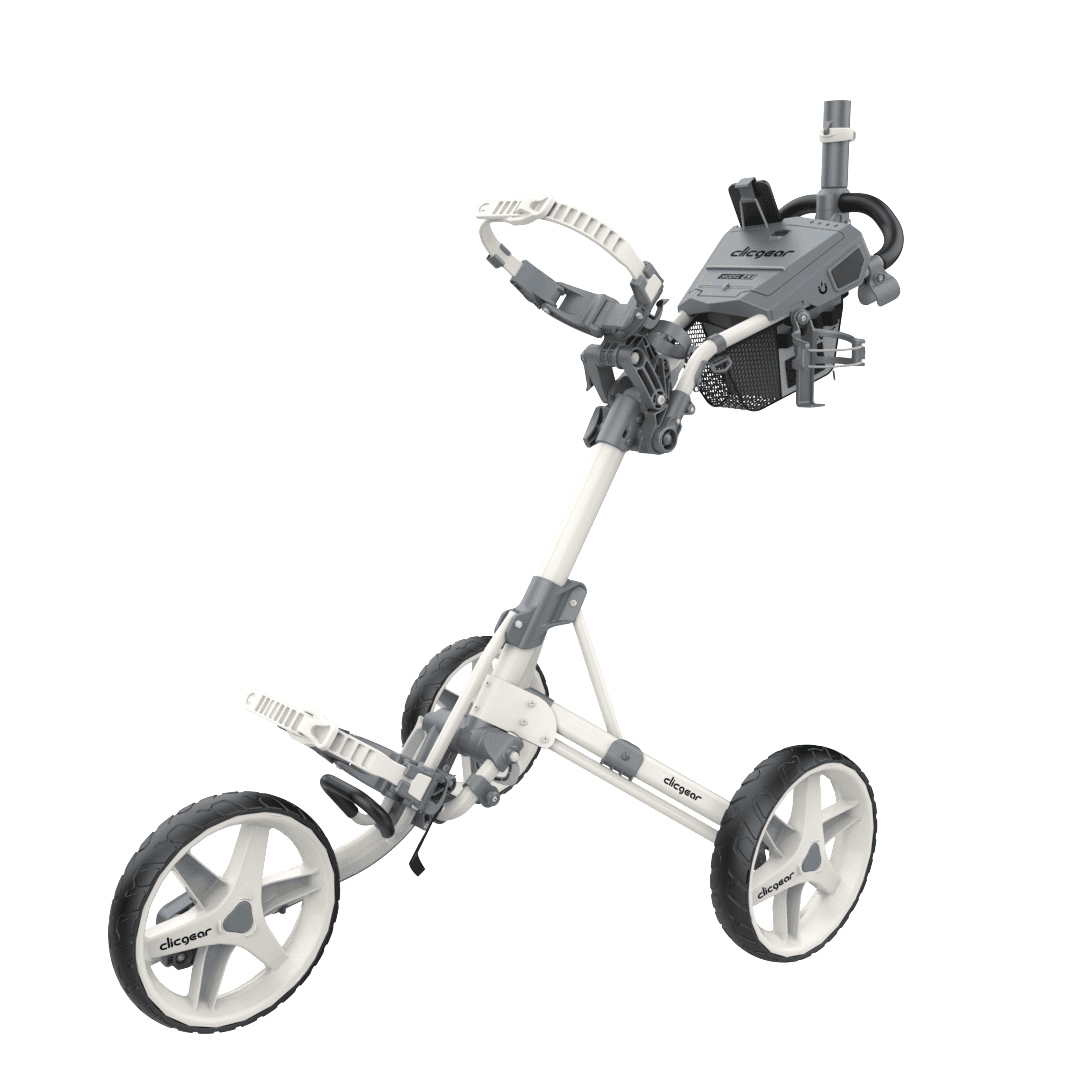 Clicgear Model 4.0 Push Cart in white