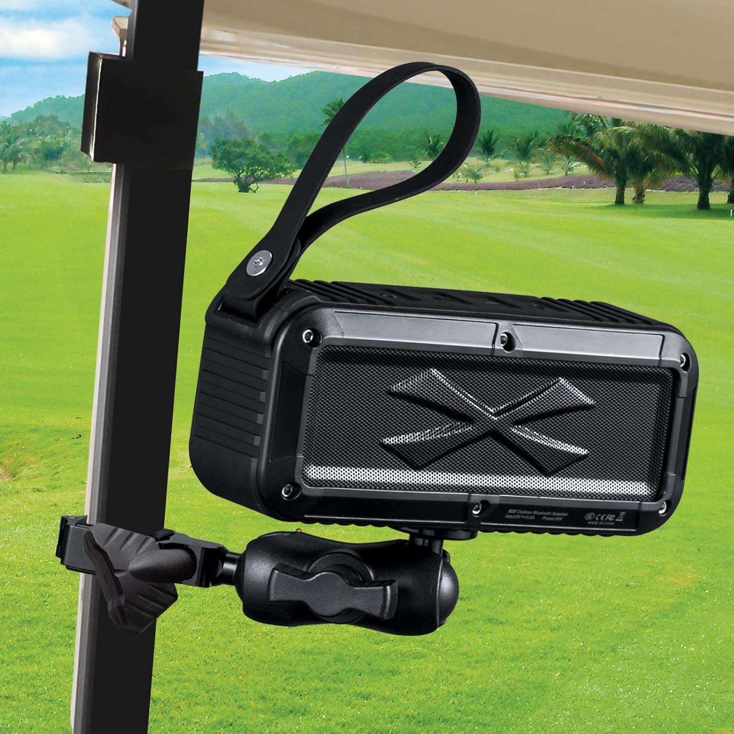 Roykaw Golf Cart Bluetooth Speaker with Mount