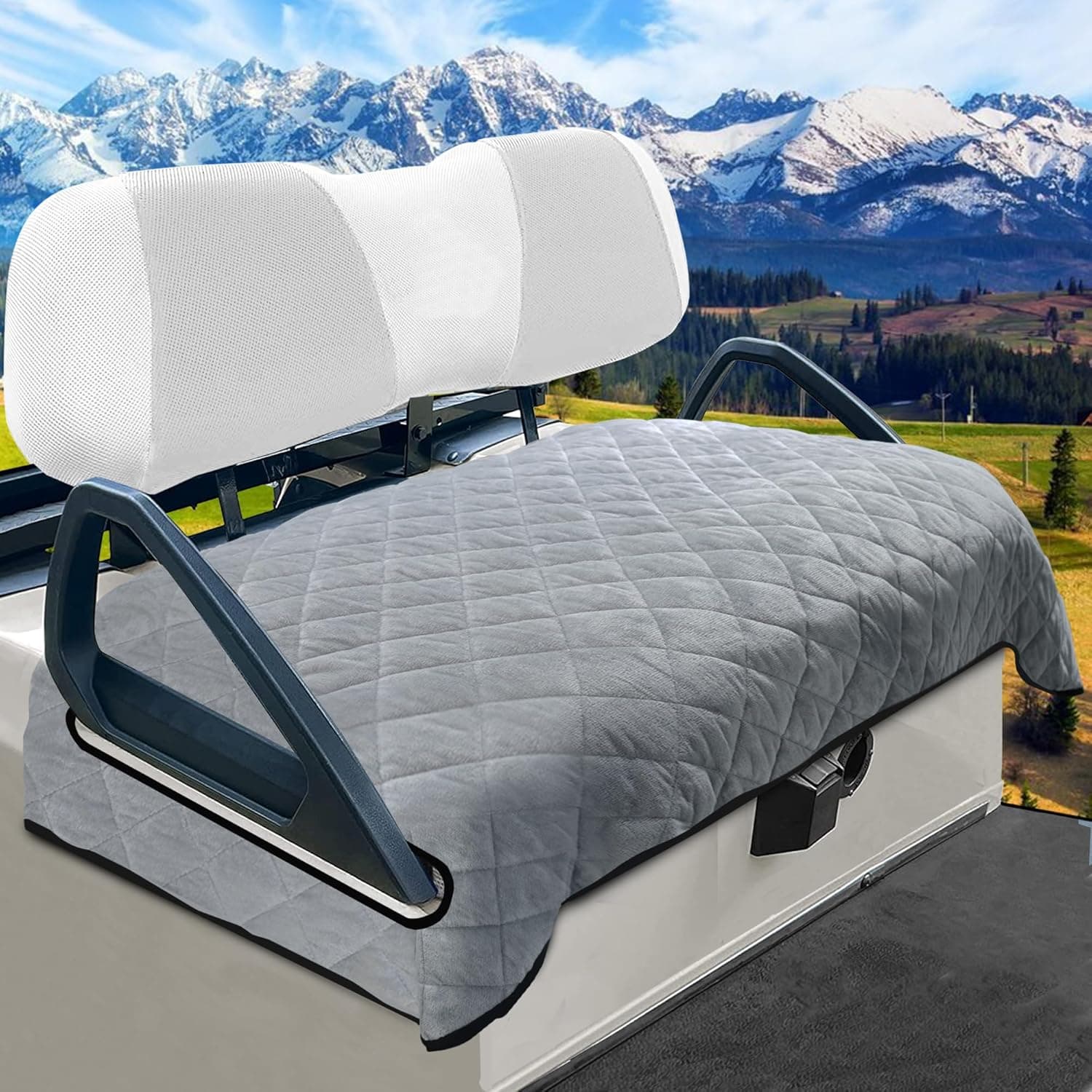 Universal Golf Cart Seat Covers with Pockets